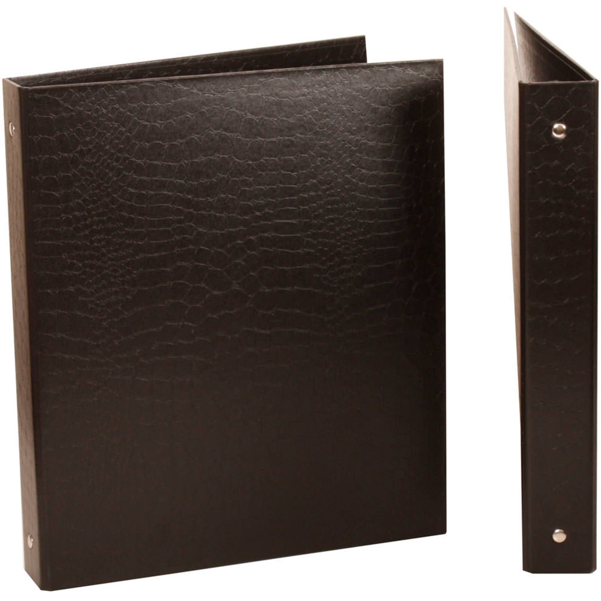 JAM Paper 1" Crocodile Textured 3-Ring Binder